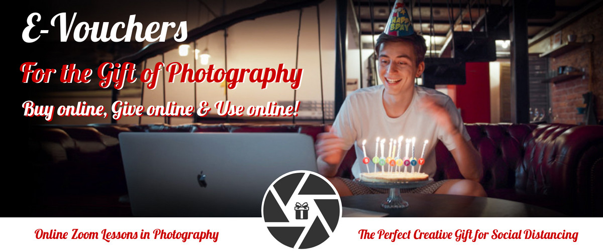 Give an E-Voucher for Online Photography Lessons as a Birthday Gift